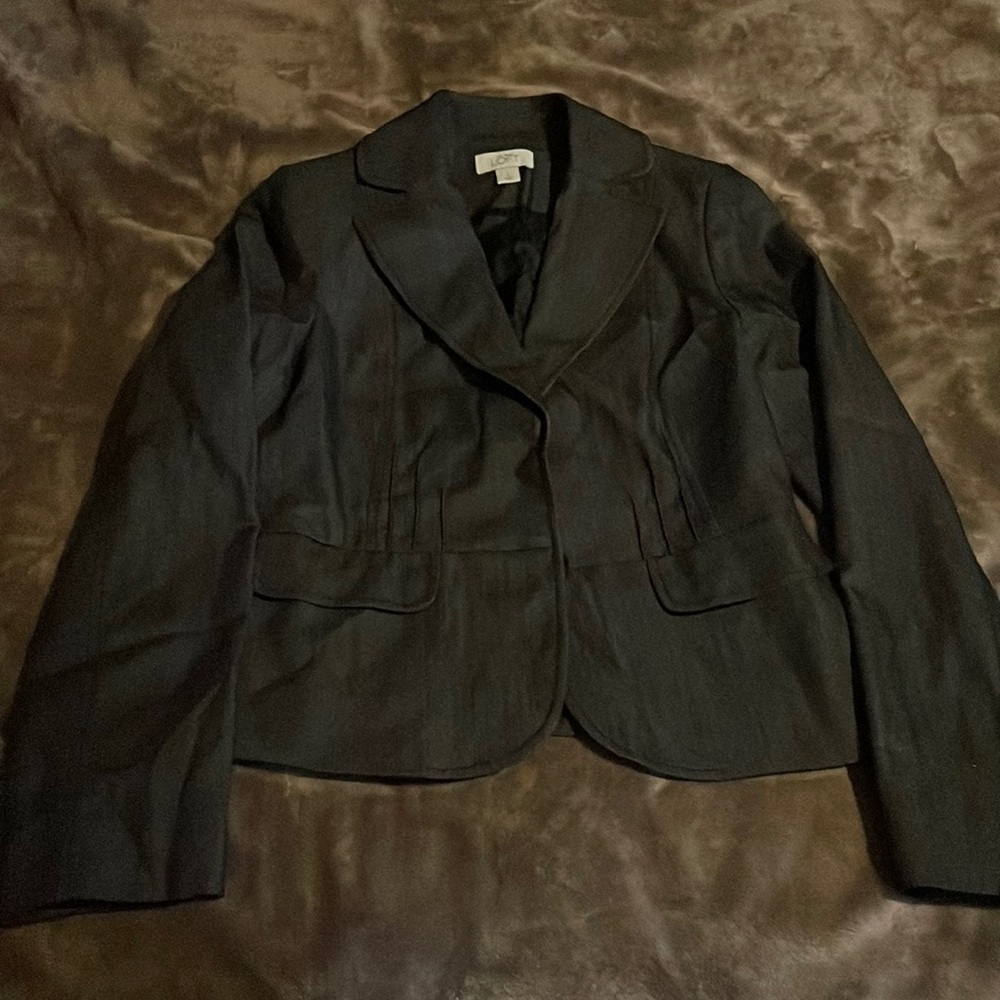 Ann Taylor Loft Denim Casual Jacket sz 2 only worn once